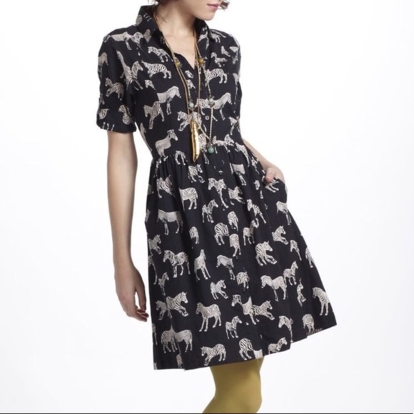 Anthropologie Dresses & Skirts - NWT Anthropologie Porridge zebra Dress